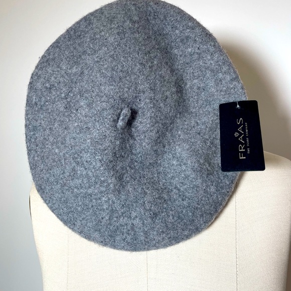 Fraas Accessories - NWT Grey beret